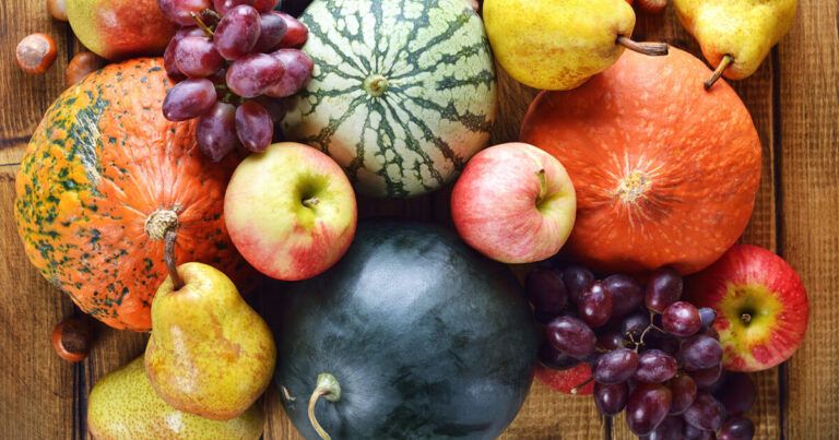 Deliciosas frutas de otoño
